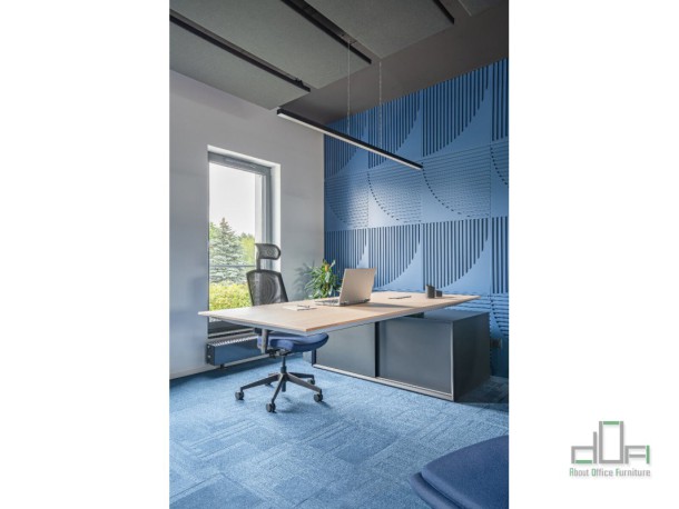 Birou managerial GRAVITY reglabil pe inaltime #AboutOfficeFurniture