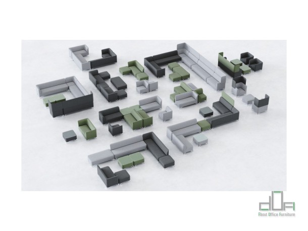 Canapea si fotoliu SOFT BOX #AboutOfficeFurniture