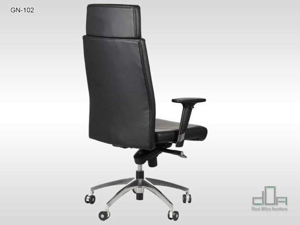 Scaun de birou rotativ, ergonomic, pivotant GN-102 Negru #AboutOfficeFurniture