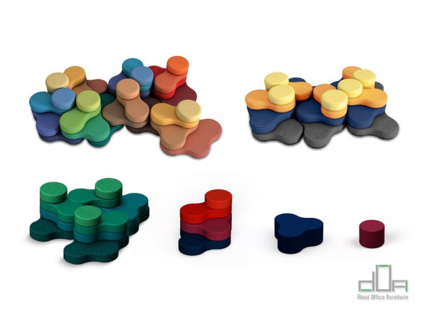 Pouf modular TAPA #AboutOfficeFurniture