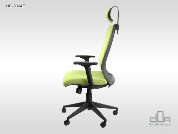 Scaun de birou rotativ, ergonomic, pivotant, negru HG-0004F #AboutOfficeFurniture