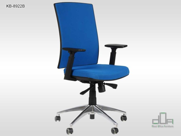 Scaun de birou ergonomic, rotativ KB-8922B albastru #AboutOfficeFurniture