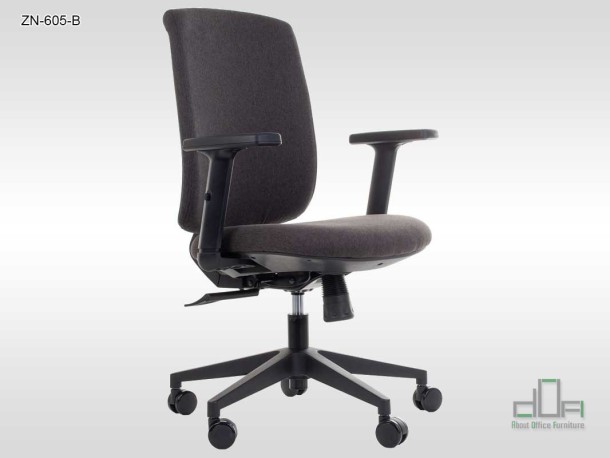 Scaun de birou rotativ, ergonomic, pivotant ZN-605-B Antracit #AboutOfficeFurniture