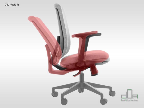 Scaun de birou rotativ, ergonomic, pivotant ZN-605-B Reglaje #AboutOfficeFurniture
