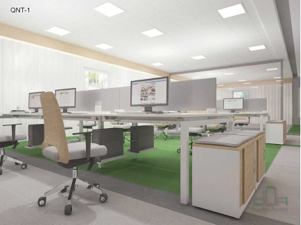 Birou operational QUANTUM-1 picioare metalice 1200x600mm #AboutOfficeFurniture