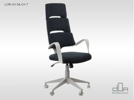 Scaun de birou rotativ, ergonomic, pivotant LORETTO LOR-GY-54-GY-T #AboutOfficeFurniture