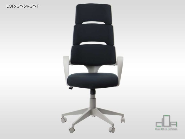 Scaun de birou rotativ, ergonomic, pivotant LORETTO LOR-GY-54-GY-T #AboutOfficeFurniture