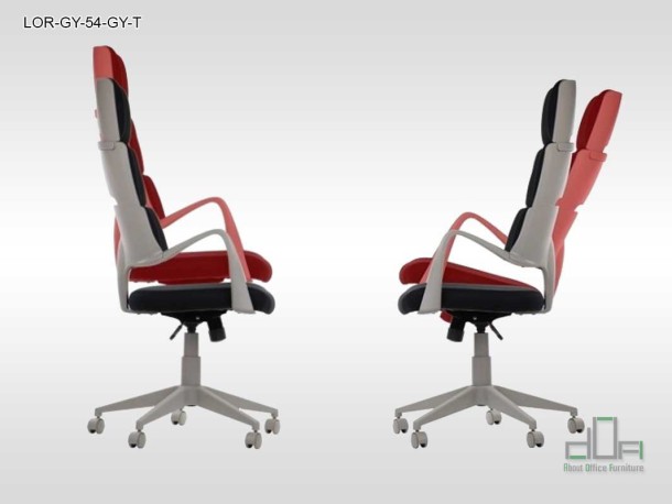 Scaun de birou rotativ, ergonomic, pivotant LORETTO LOR-GY-54-GY-T #AboutOfficeFurniture