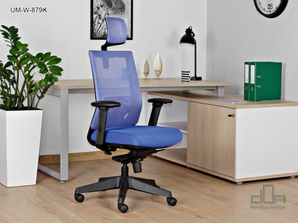 Scaun ergonomic NEZ UM-W-879K #AboutOfficeFurniture