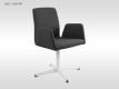 Scaun de sedinta BRAVA UM-2-155A-MT negru #AboutOfficeFurniture