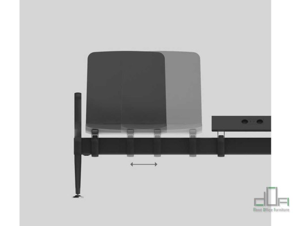 Bancheta asteptare PASSPORT #AboutOfficeFurniture