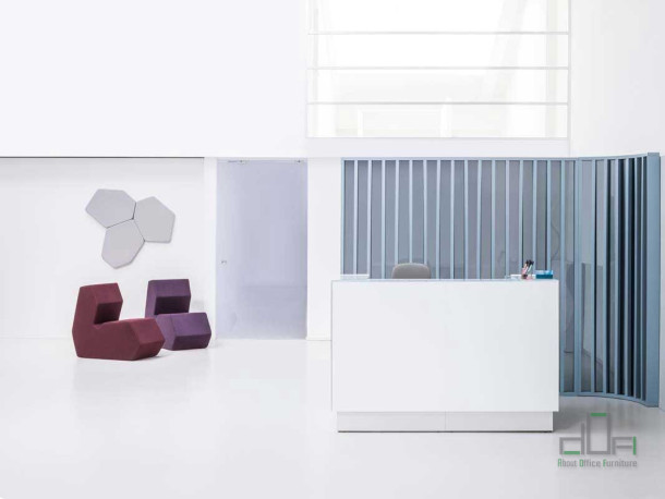 Panouri decorative fonoabsorbante de pereți Bazalto #AboutOfficeFurniture